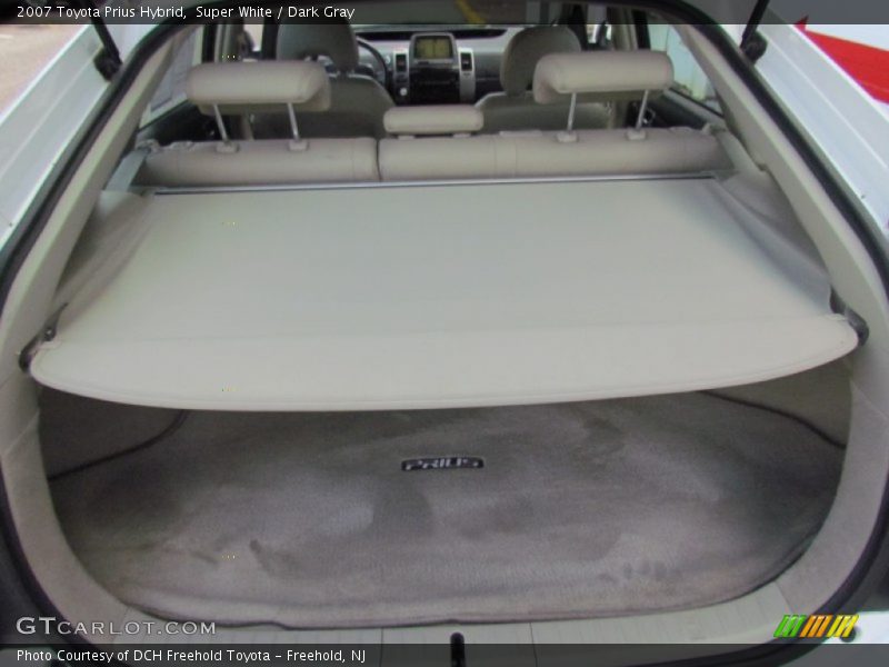 Super White / Dark Gray 2007 Toyota Prius Hybrid