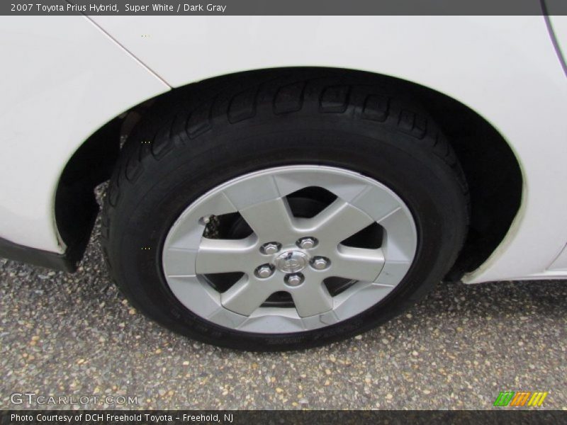 Super White / Dark Gray 2007 Toyota Prius Hybrid