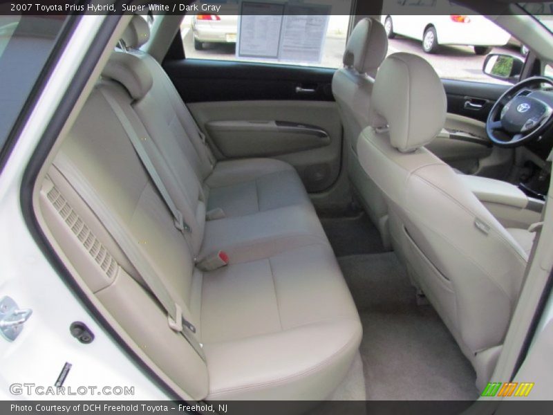 Super White / Dark Gray 2007 Toyota Prius Hybrid