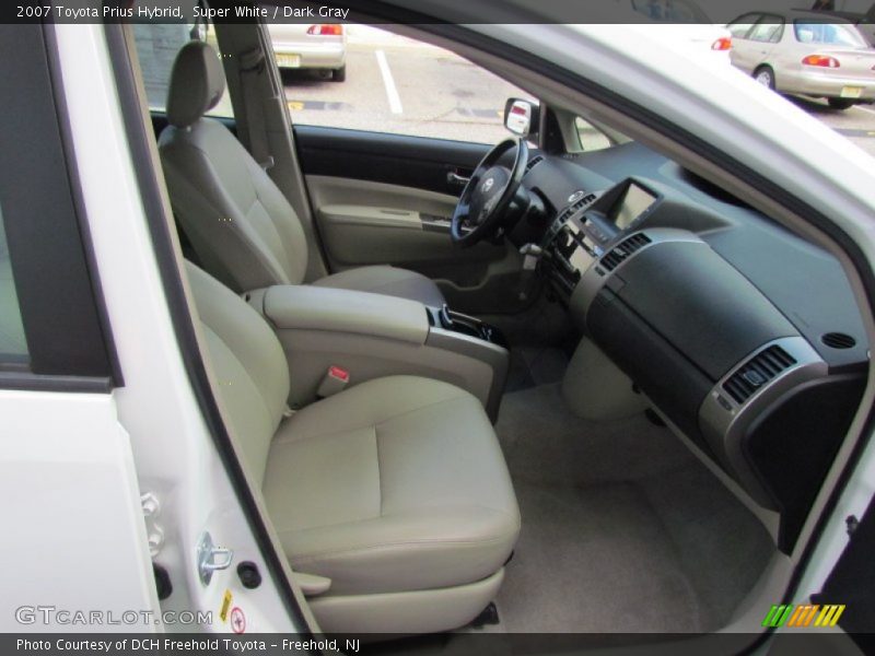 Super White / Dark Gray 2007 Toyota Prius Hybrid