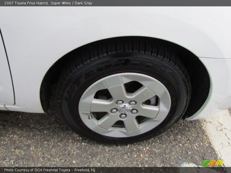 Super White / Dark Gray 2007 Toyota Prius Hybrid