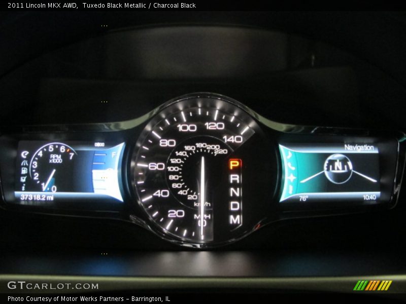  2011 MKX AWD AWD Gauges