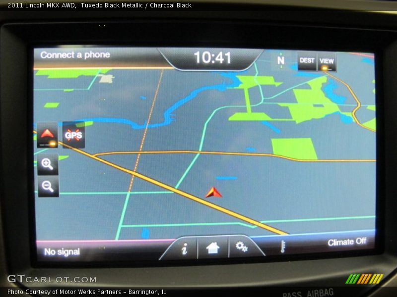 Navigation of 2011 MKX AWD