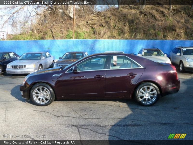  2008 CTS Sedan Black Cherry