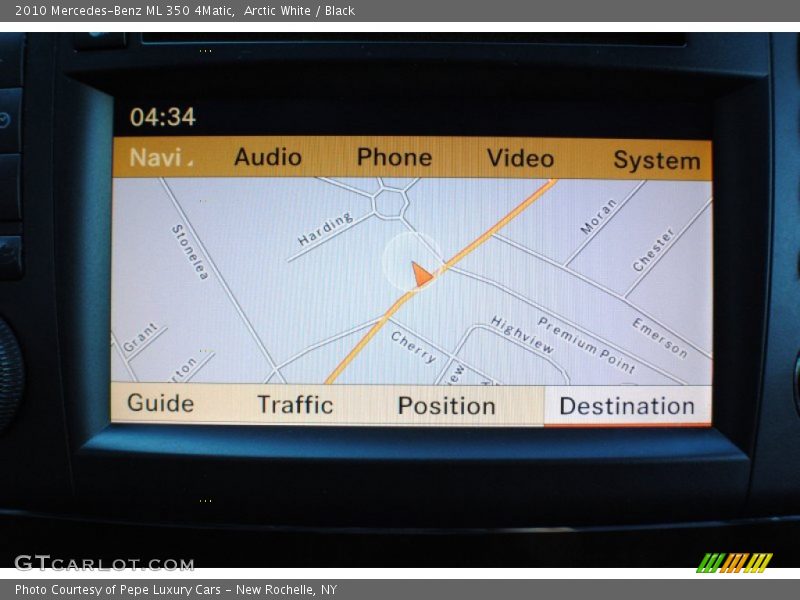 Arctic White / Black 2010 Mercedes-Benz ML 350 4Matic