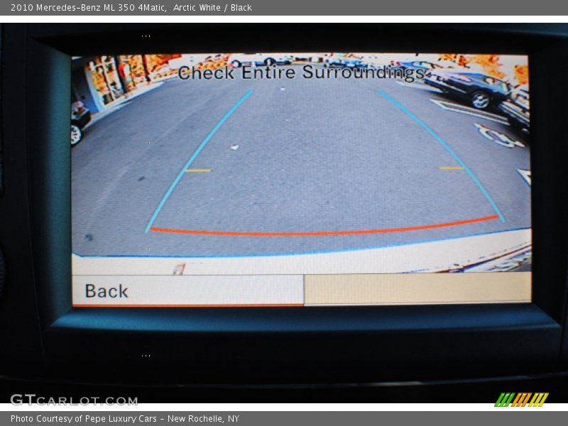 Arctic White / Black 2010 Mercedes-Benz ML 350 4Matic