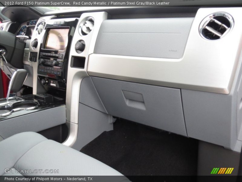 Red Candy Metallic / Platinum Steel Gray/Black Leather 2012 Ford F150 Platinum SuperCrew
