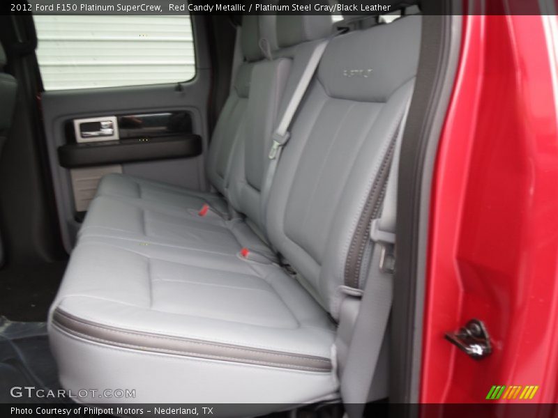 Rear Seat of 2012 F150 Platinum SuperCrew