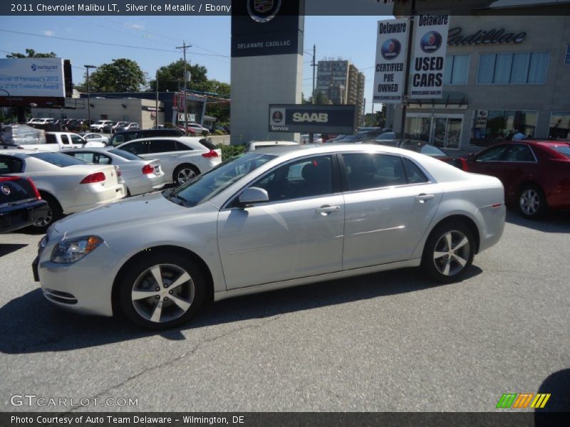 Silver Ice Metallic / Ebony 2011 Chevrolet Malibu LT