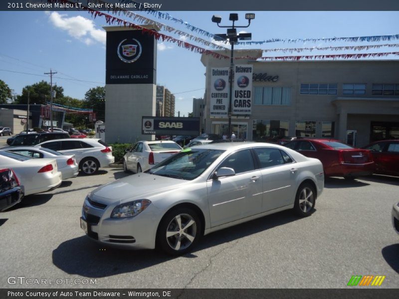 Silver Ice Metallic / Ebony 2011 Chevrolet Malibu LT