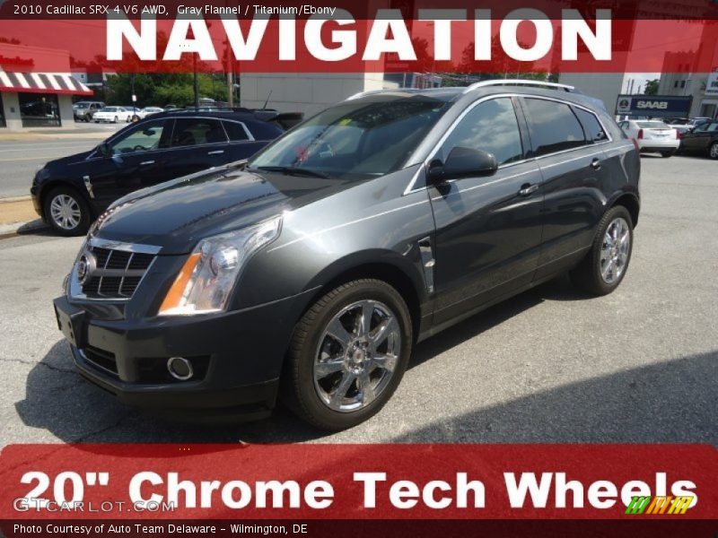 Gray Flannel / Titanium/Ebony 2010 Cadillac SRX 4 V6 AWD