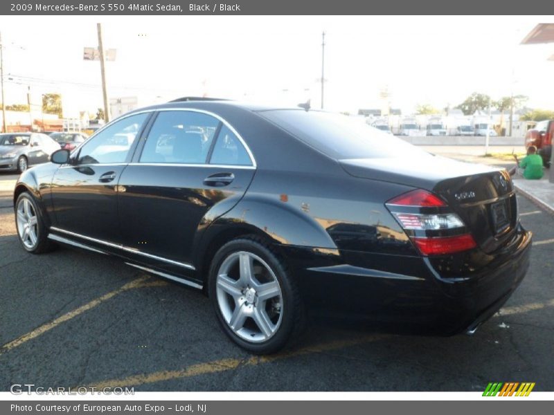 Black / Black 2009 Mercedes-Benz S 550 4Matic Sedan