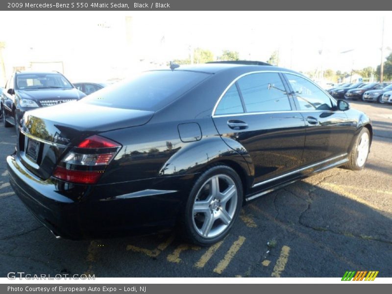 Black / Black 2009 Mercedes-Benz S 550 4Matic Sedan