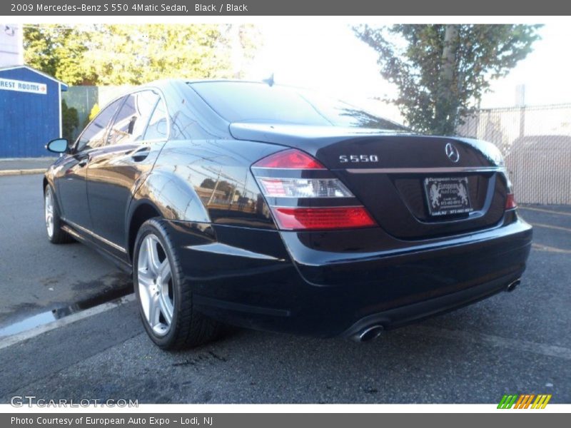 Black / Black 2009 Mercedes-Benz S 550 4Matic Sedan