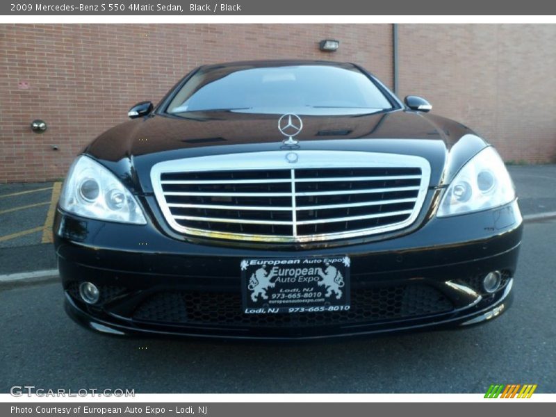 Black / Black 2009 Mercedes-Benz S 550 4Matic Sedan