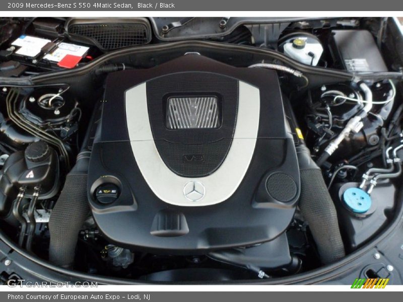 Black / Black 2009 Mercedes-Benz S 550 4Matic Sedan
