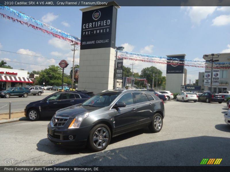 Gray Flannel / Titanium/Ebony 2010 Cadillac SRX 4 V6 AWD