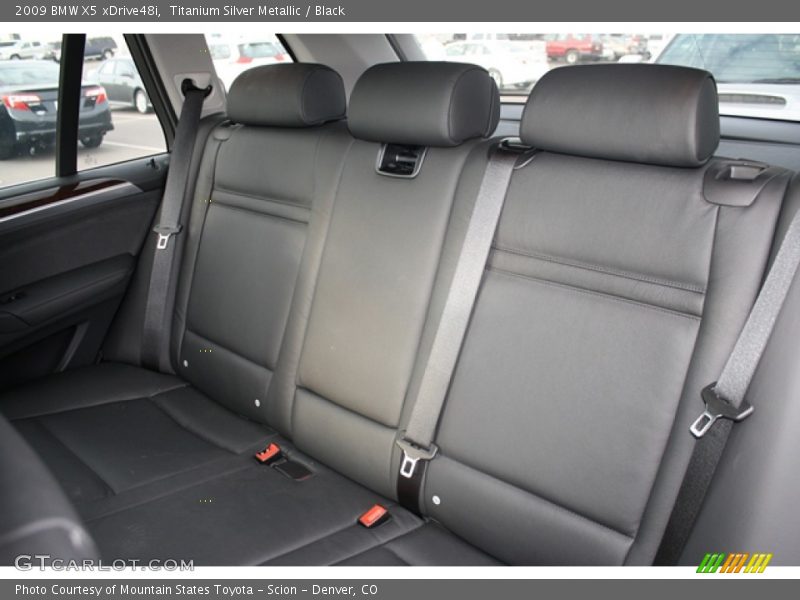 Titanium Silver Metallic / Black 2009 BMW X5 xDrive48i