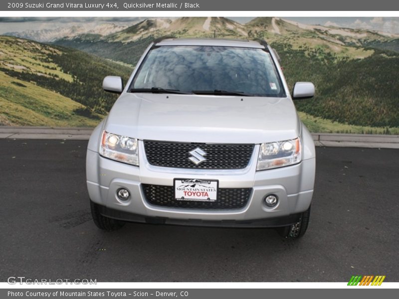 Quicksilver Metallic / Black 2009 Suzuki Grand Vitara Luxury 4x4