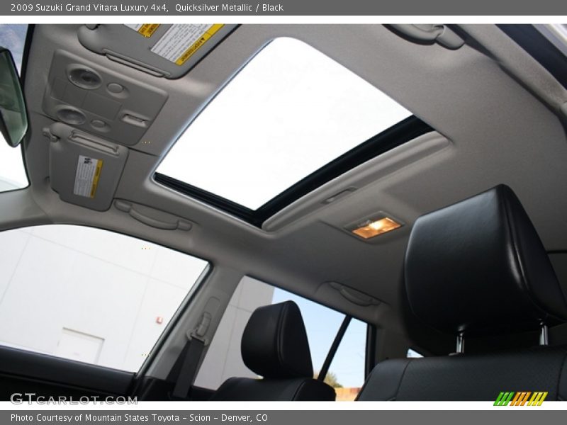 Quicksilver Metallic / Black 2009 Suzuki Grand Vitara Luxury 4x4
