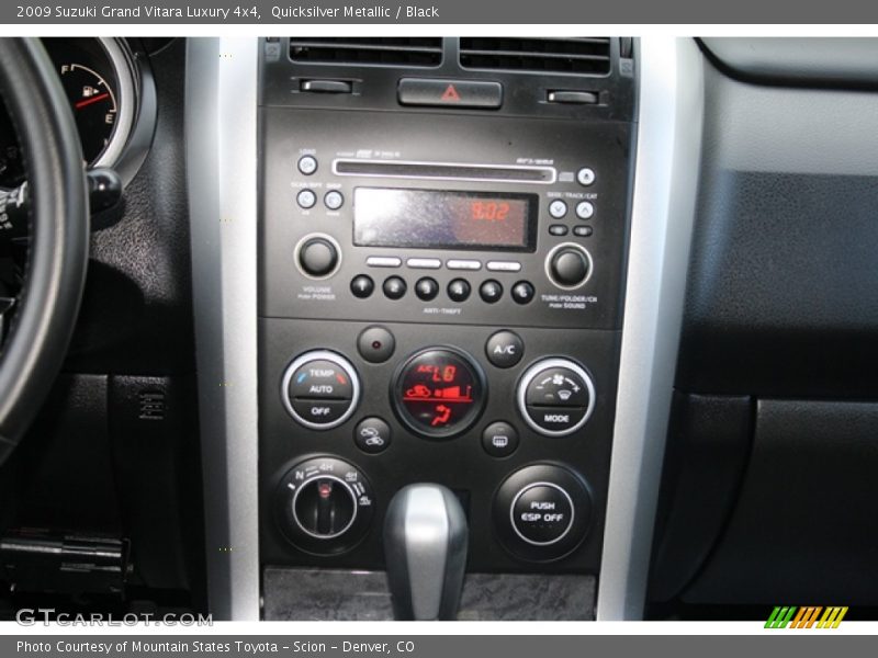 Quicksilver Metallic / Black 2009 Suzuki Grand Vitara Luxury 4x4