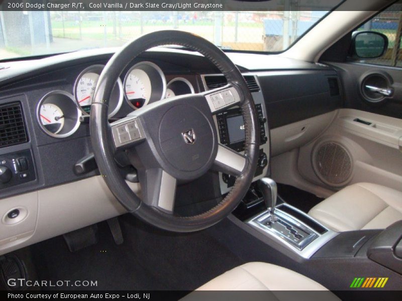 Cool Vanilla / Dark Slate Gray/Light Graystone 2006 Dodge Charger R/T