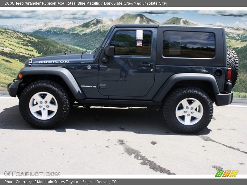 Steel Blue Metallic / Dark Slate Gray/Medium Slate Gray 2008 Jeep Wrangler Rubicon 4x4