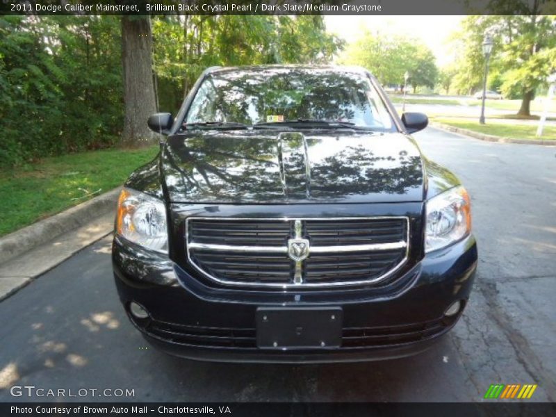 Brilliant Black Crystal Pearl / Dark Slate/Medium Graystone 2011 Dodge Caliber Mainstreet