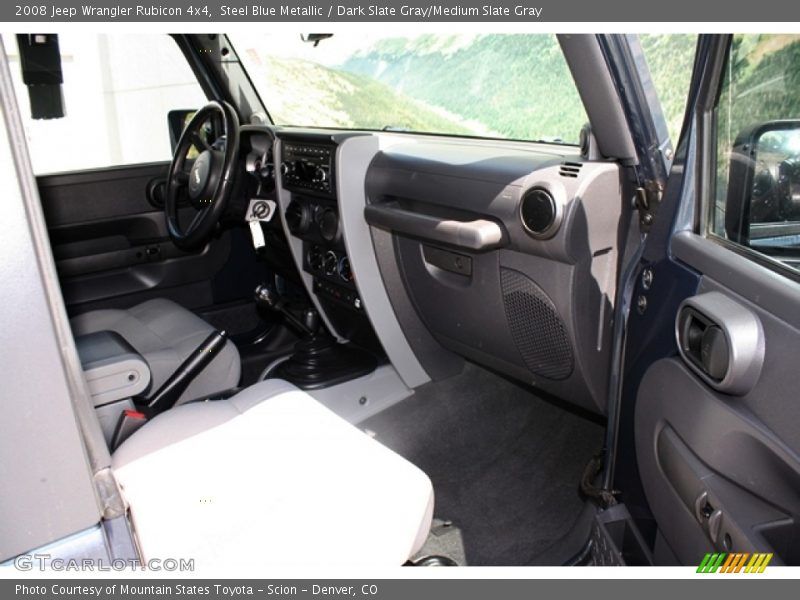 Steel Blue Metallic / Dark Slate Gray/Medium Slate Gray 2008 Jeep Wrangler Rubicon 4x4
