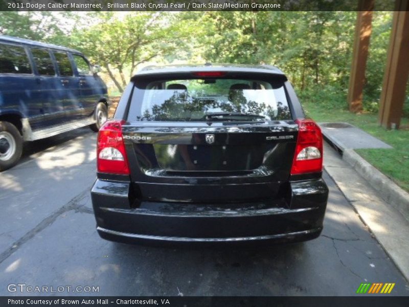 Brilliant Black Crystal Pearl / Dark Slate/Medium Graystone 2011 Dodge Caliber Mainstreet
