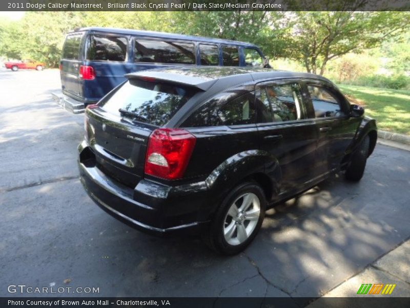 Brilliant Black Crystal Pearl / Dark Slate/Medium Graystone 2011 Dodge Caliber Mainstreet