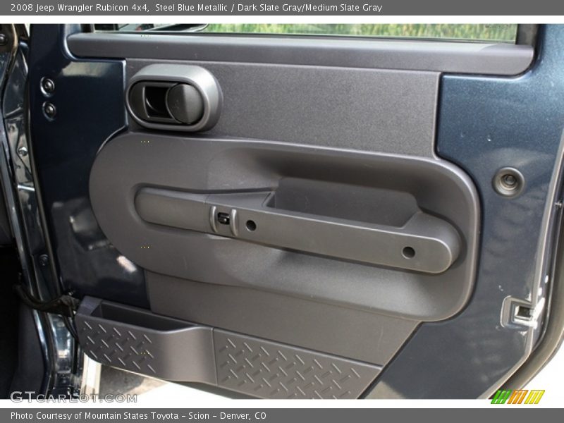 Steel Blue Metallic / Dark Slate Gray/Medium Slate Gray 2008 Jeep Wrangler Rubicon 4x4