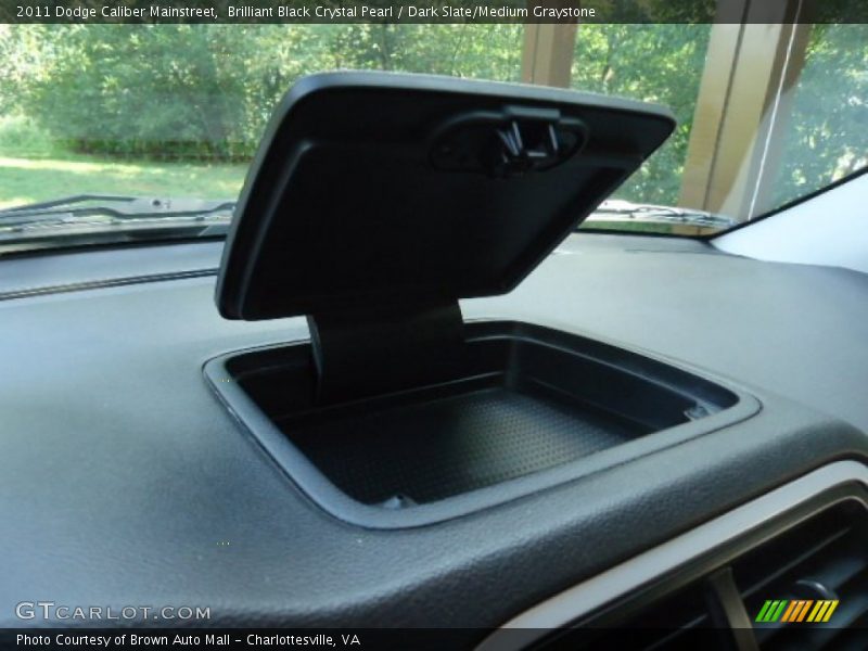 Brilliant Black Crystal Pearl / Dark Slate/Medium Graystone 2011 Dodge Caliber Mainstreet