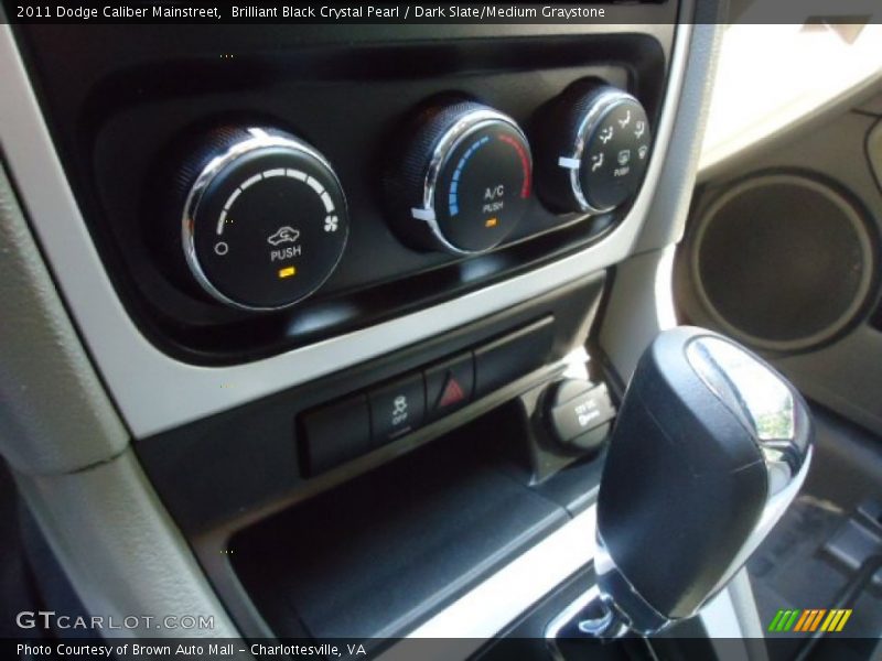 Brilliant Black Crystal Pearl / Dark Slate/Medium Graystone 2011 Dodge Caliber Mainstreet
