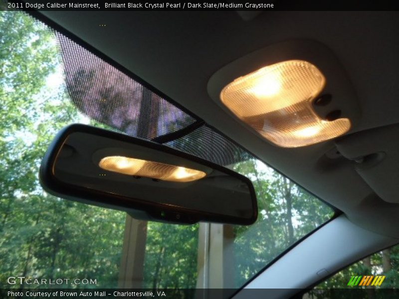 Brilliant Black Crystal Pearl / Dark Slate/Medium Graystone 2011 Dodge Caliber Mainstreet