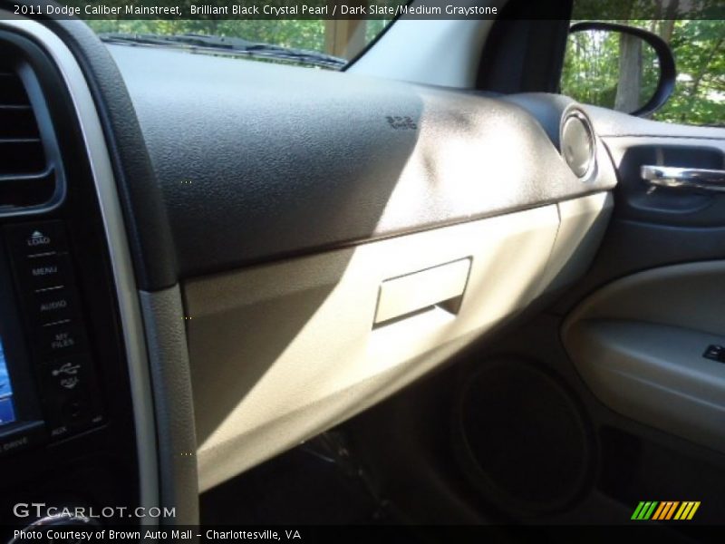 Brilliant Black Crystal Pearl / Dark Slate/Medium Graystone 2011 Dodge Caliber Mainstreet