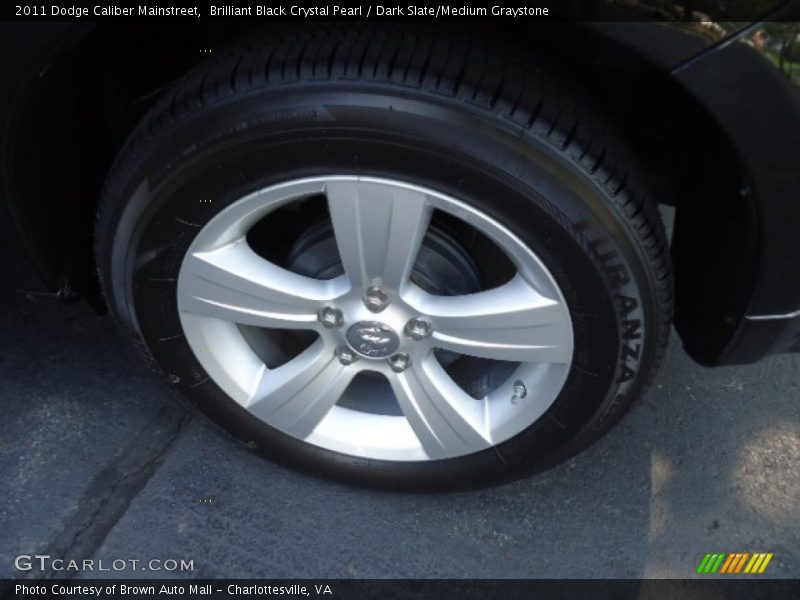 Brilliant Black Crystal Pearl / Dark Slate/Medium Graystone 2011 Dodge Caliber Mainstreet