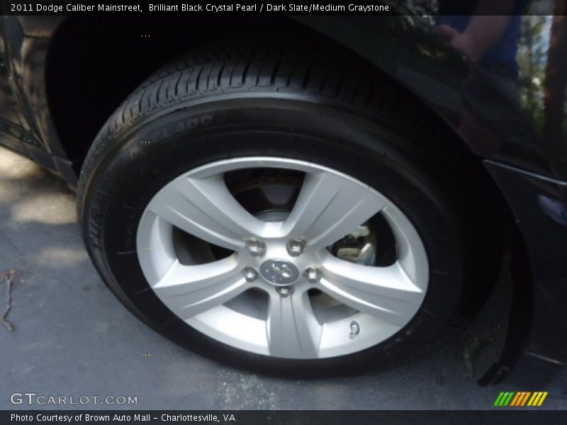 Brilliant Black Crystal Pearl / Dark Slate/Medium Graystone 2011 Dodge Caliber Mainstreet