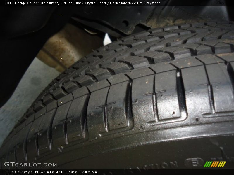 Brilliant Black Crystal Pearl / Dark Slate/Medium Graystone 2011 Dodge Caliber Mainstreet