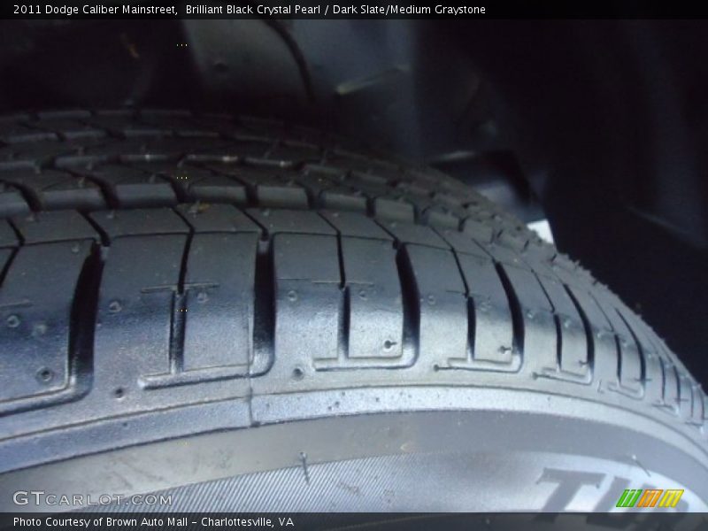 Brilliant Black Crystal Pearl / Dark Slate/Medium Graystone 2011 Dodge Caliber Mainstreet