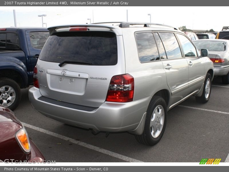 Millenium Silver Metallic / Ash Gray 2007 Toyota Highlander Limited 4WD