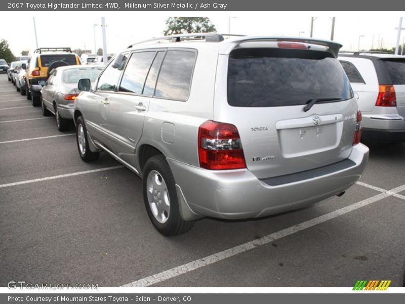 Millenium Silver Metallic / Ash Gray 2007 Toyota Highlander Limited 4WD
