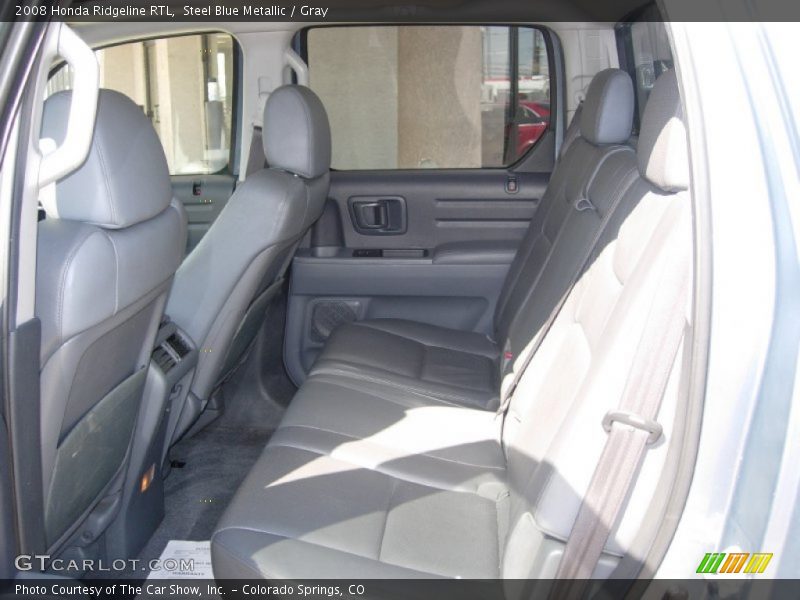 Steel Blue Metallic / Gray 2008 Honda Ridgeline RTL