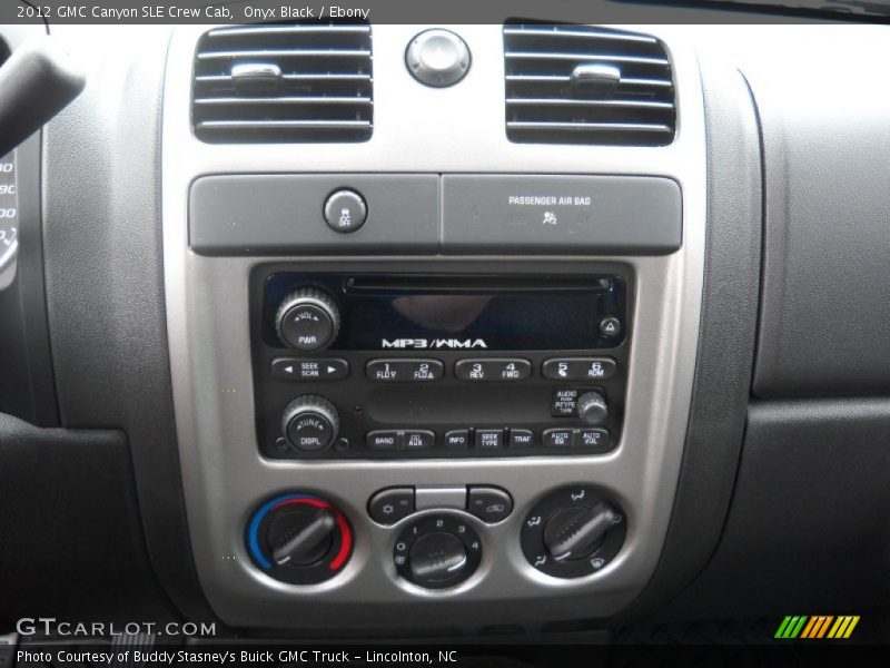 Controls of 2012 Canyon SLE Crew Cab