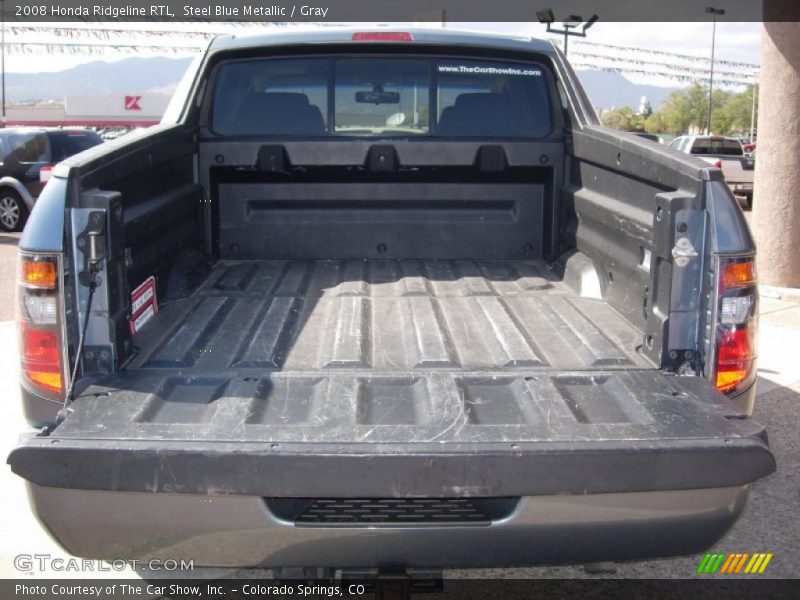 Steel Blue Metallic / Gray 2008 Honda Ridgeline RTL