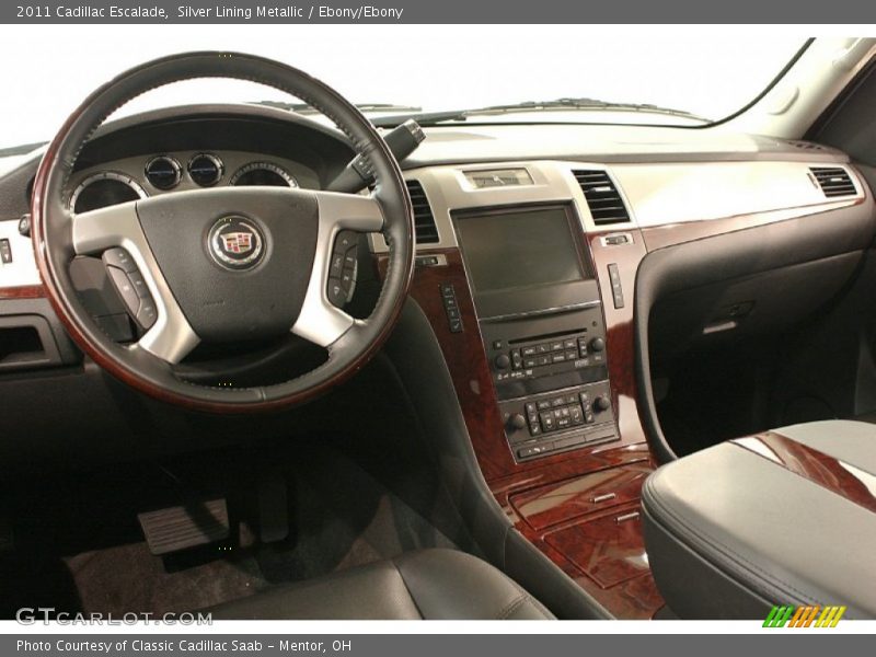 Silver Lining Metallic / Ebony/Ebony 2011 Cadillac Escalade