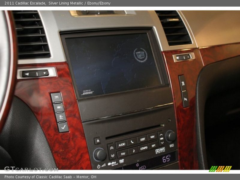 Silver Lining Metallic / Ebony/Ebony 2011 Cadillac Escalade