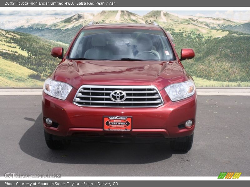 Salsa Red Pearl / Ash 2009 Toyota Highlander Limited 4WD