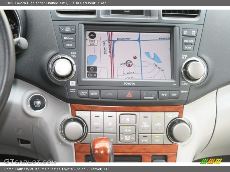 Salsa Red Pearl / Ash 2009 Toyota Highlander Limited 4WD