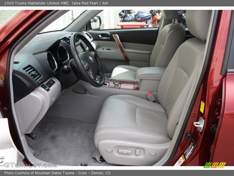 Salsa Red Pearl / Ash 2009 Toyota Highlander Limited 4WD